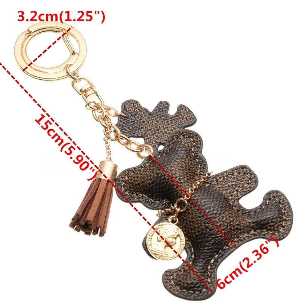 Bear Keychain Purse KeyChain - Picture 3 of 5